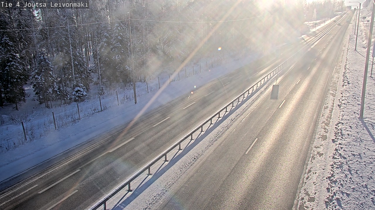 Weather Camera Image Road 4 Joutsa Leivonmäki, Joutsa, Keski-Suomi
