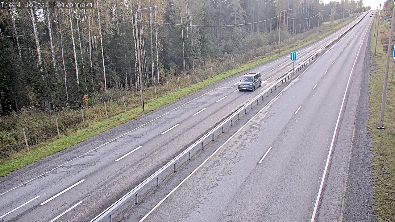 Weather Camera Image Väg 4 Joutsa Leivonmäki, Joutsa, Keski-Suomi
