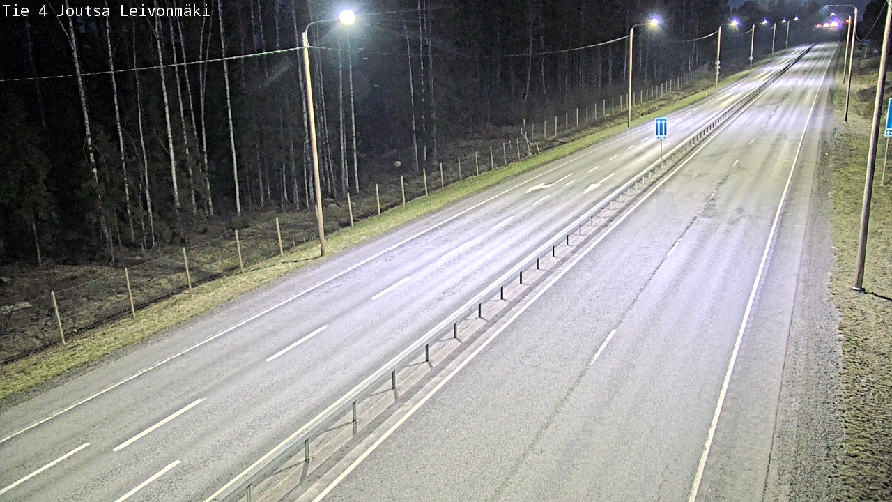 Weather Camera Image Väg 4 Joutsa Leivonmäki, Joutsa, Keski-Suomi