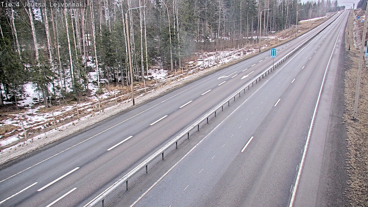 Weather Camera Image Road 4 Joutsa Leivonmäki, Joutsa, Keski-Suomi