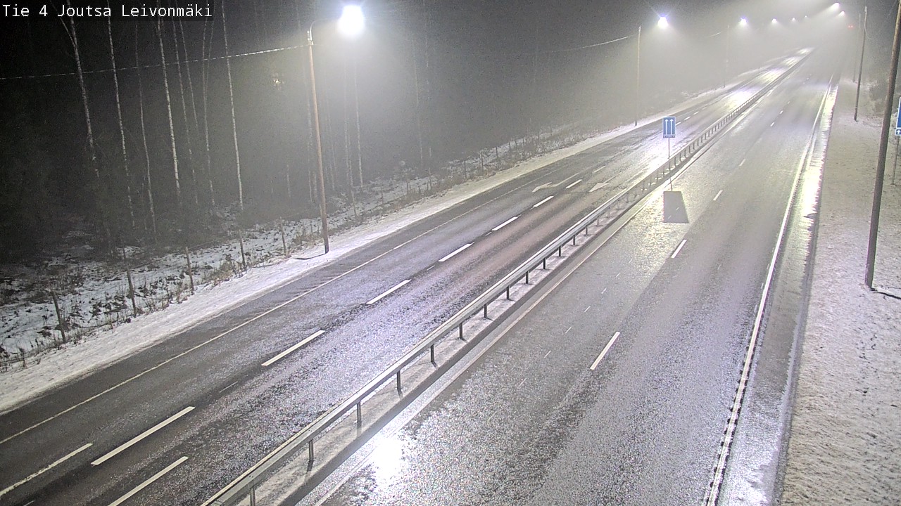 Weather Camera Image Väg 4 Joutsa Leivonmäki, Joutsa, Keski-Suomi