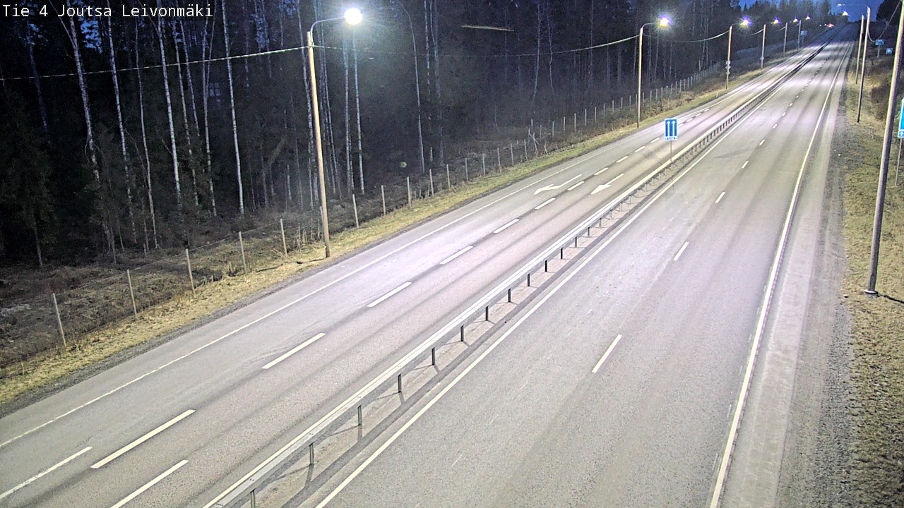 Weather Camera Image Väg 4 Joutsa Leivonmäki, Joutsa, Keski-Suomi