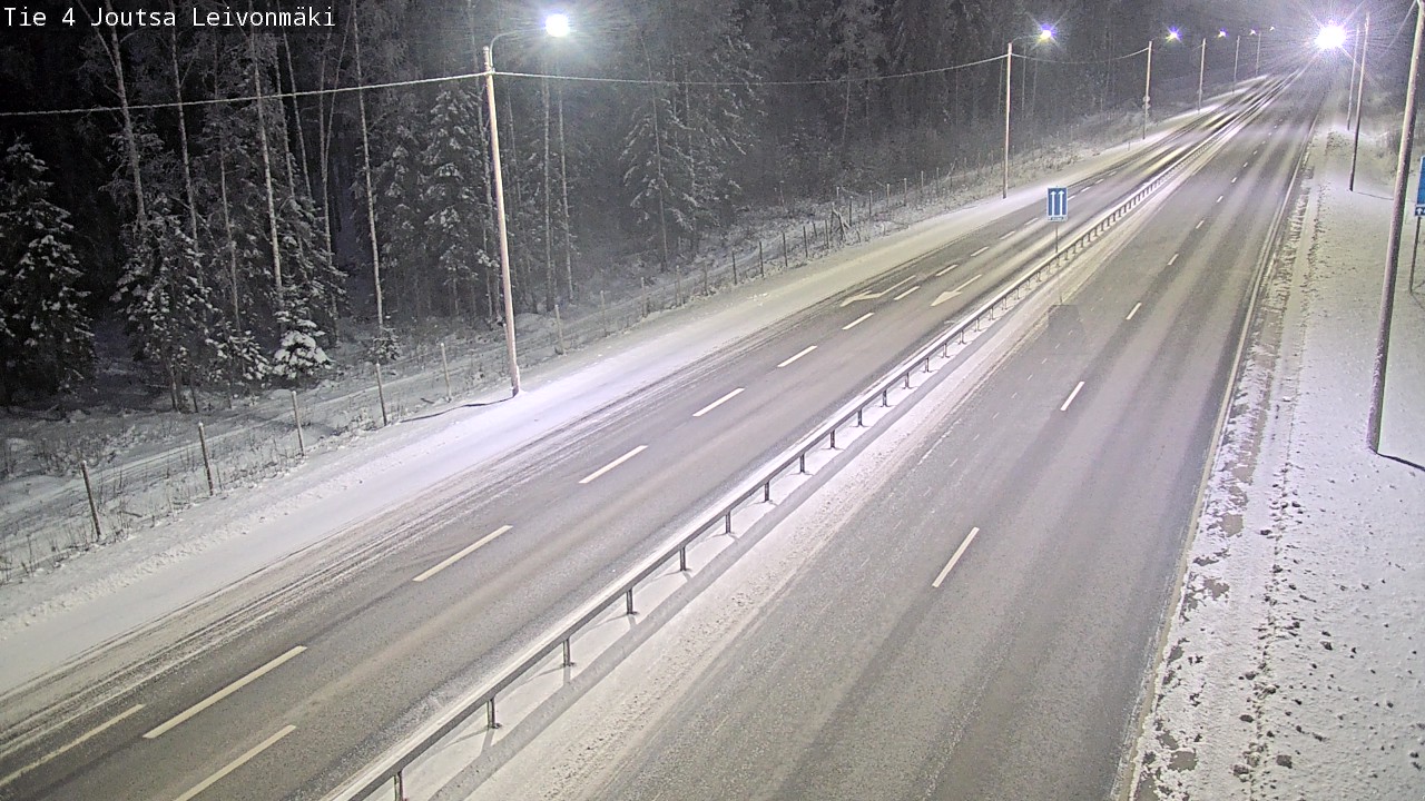 Weather Camera Image Väg 4 Joutsa Leivonmäki, Joutsa, Keski-Suomi