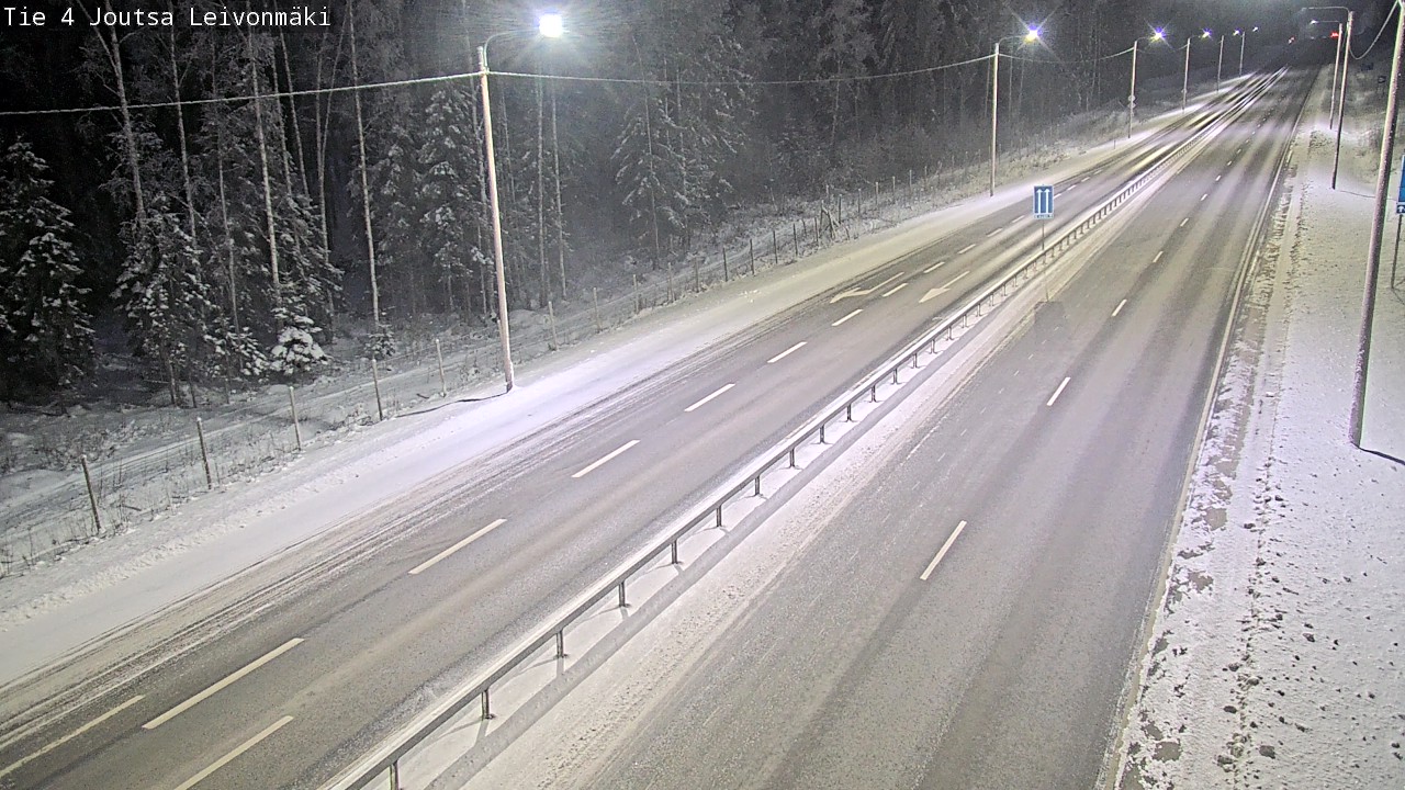 Weather Camera Image Väg 4 Joutsa Leivonmäki, Joutsa, Keski-Suomi