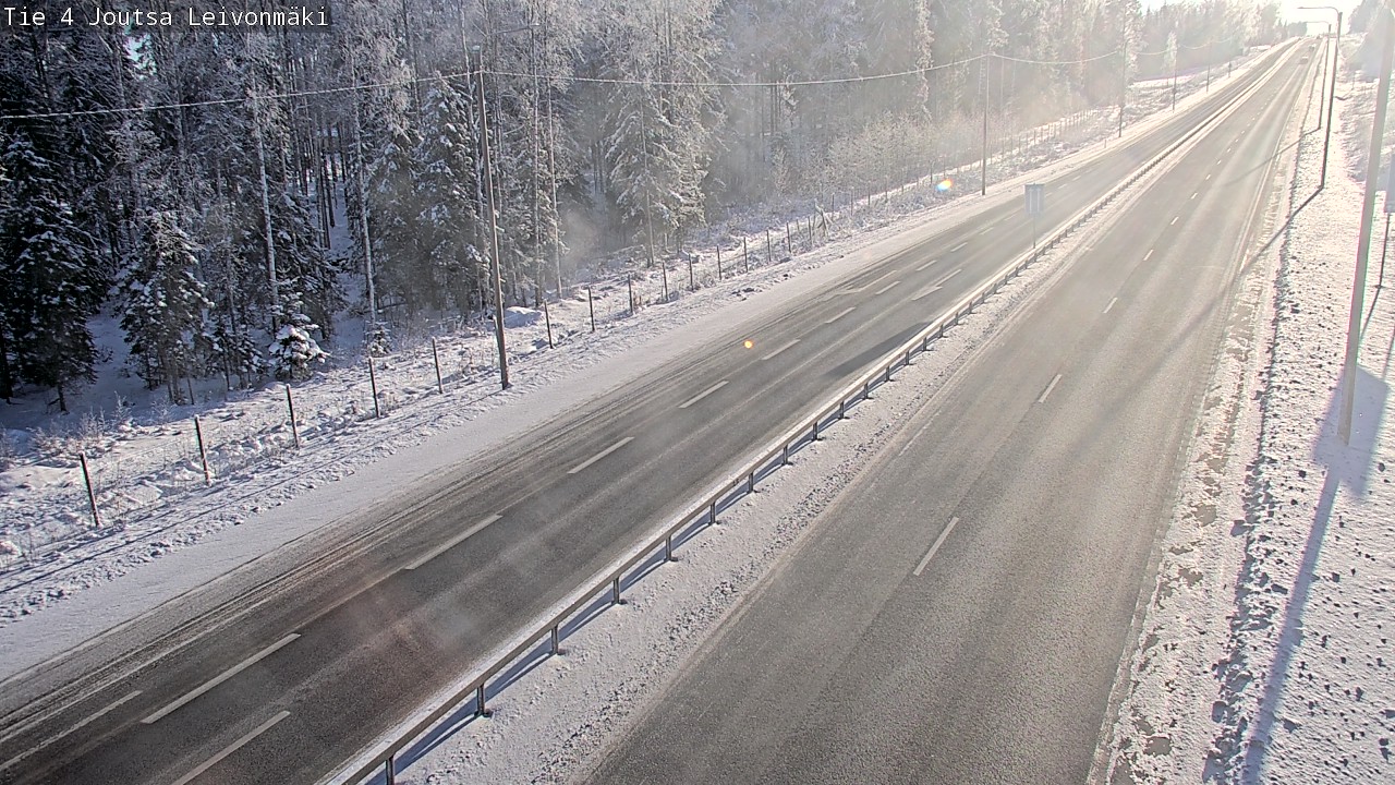 Weather Camera Image Road 4 Joutsa Leivonmäki, Joutsa, Keski-Suomi