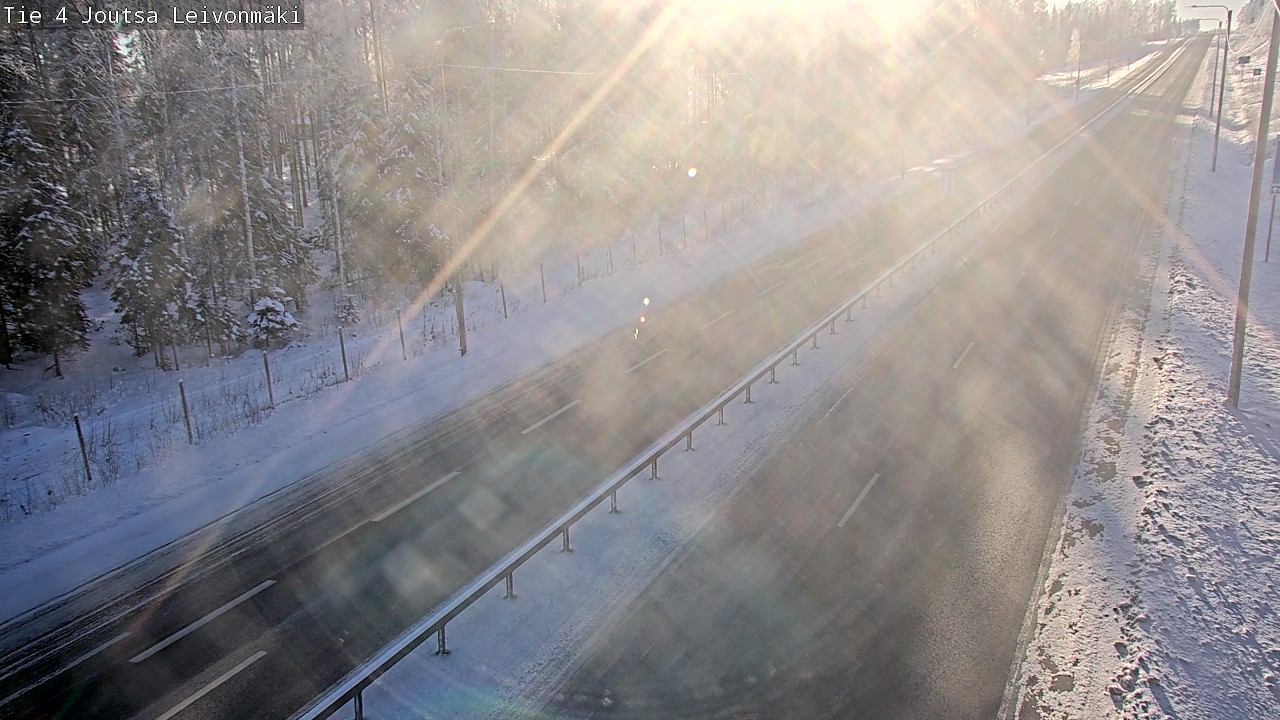 Weather Camera Image Road 4 Joutsa Leivonmäki, Joutsa, Keski-Suomi