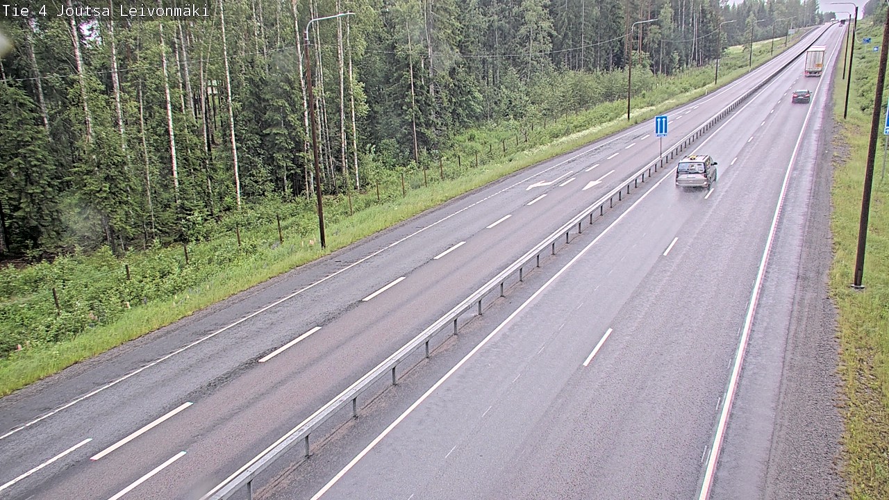 Weather Camera Image Väg 4 Joutsa Leivonmäki, Joutsa, Keski-Suomi