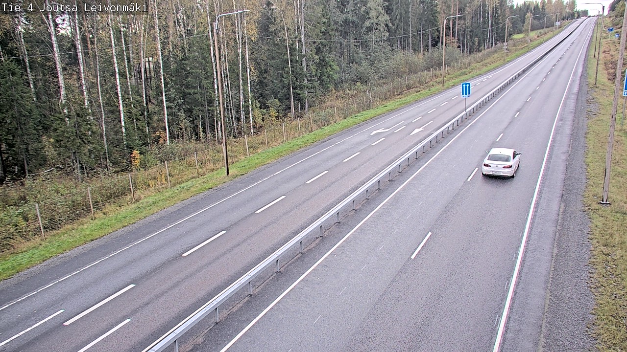 Weather Camera Image Väg 4 Joutsa Leivonmäki, Joutsa, Keski-Suomi
