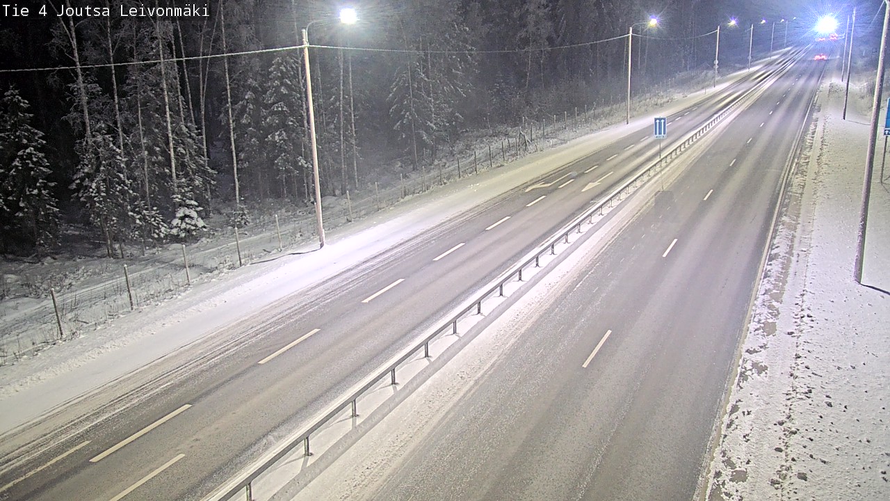 Weather Camera Image Väg 4 Joutsa Leivonmäki, Joutsa, Keski-Suomi