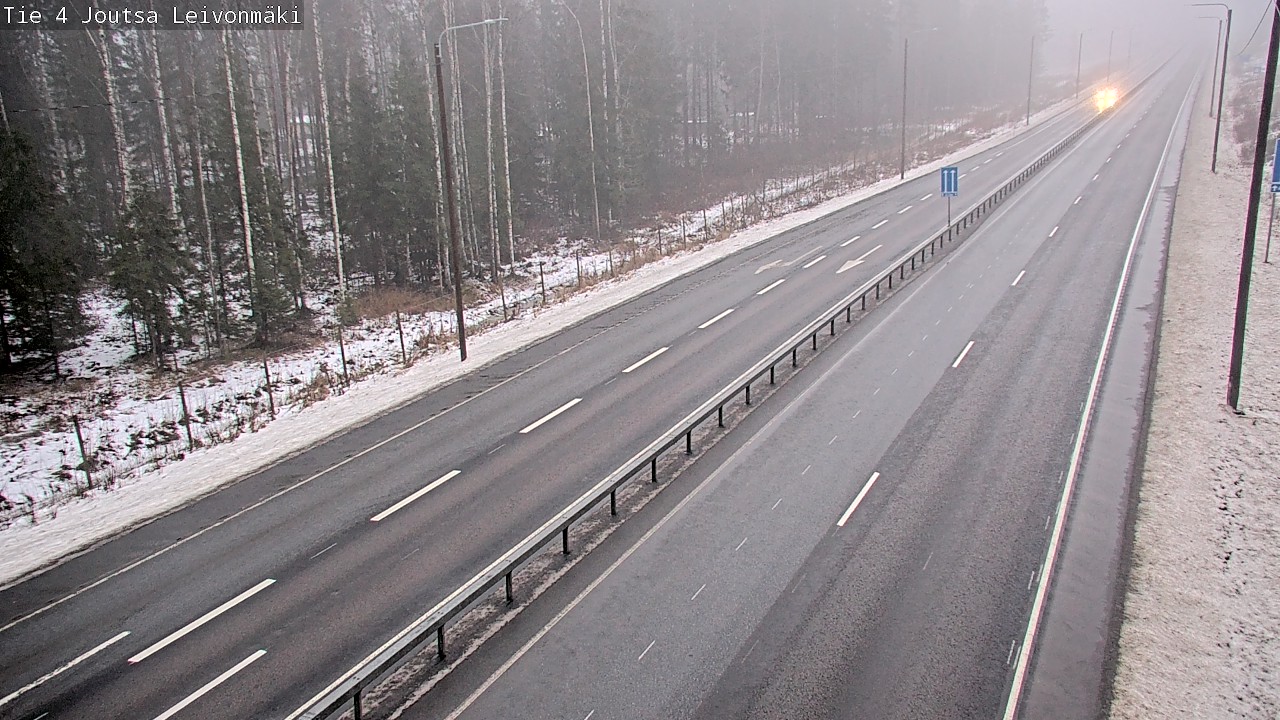 Weather Camera Image Väg 4 Joutsa Leivonmäki, Joutsa, Keski-Suomi