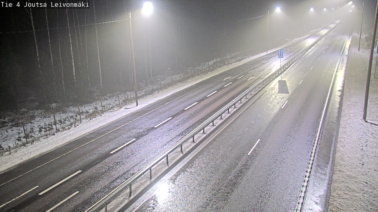 Weather Camera Image Väg 4 Joutsa Leivonmäki, Joutsa, Keski-Suomi
