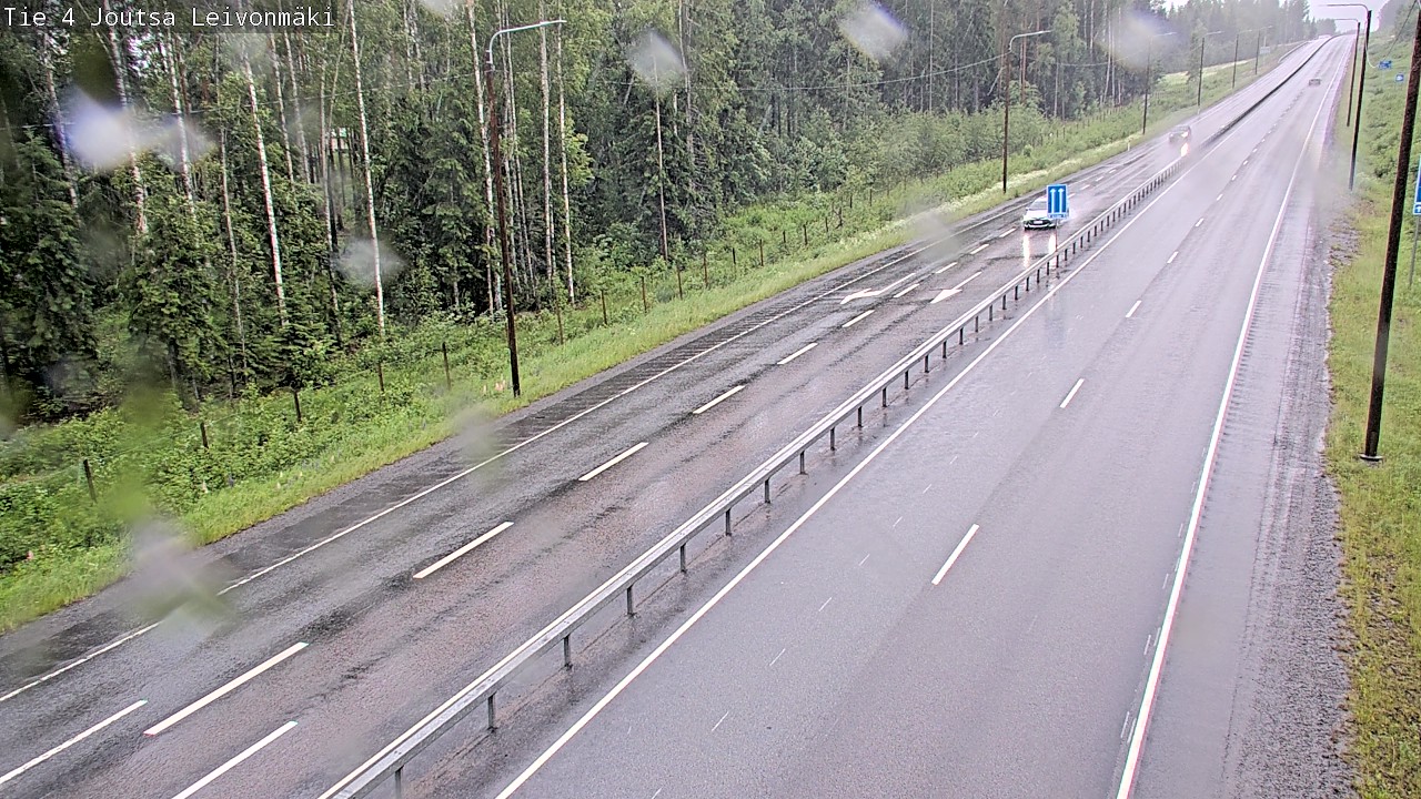 Weather Camera Image Road 4 Joutsa Leivonmäki, Joutsa, Keski-Suomi