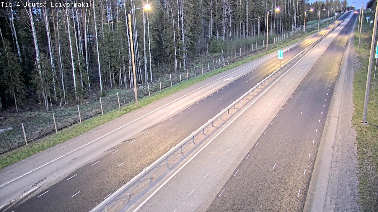 Weather Camera Image Road 4 Joutsa Leivonmäki, Joutsa, Keski-Suomi