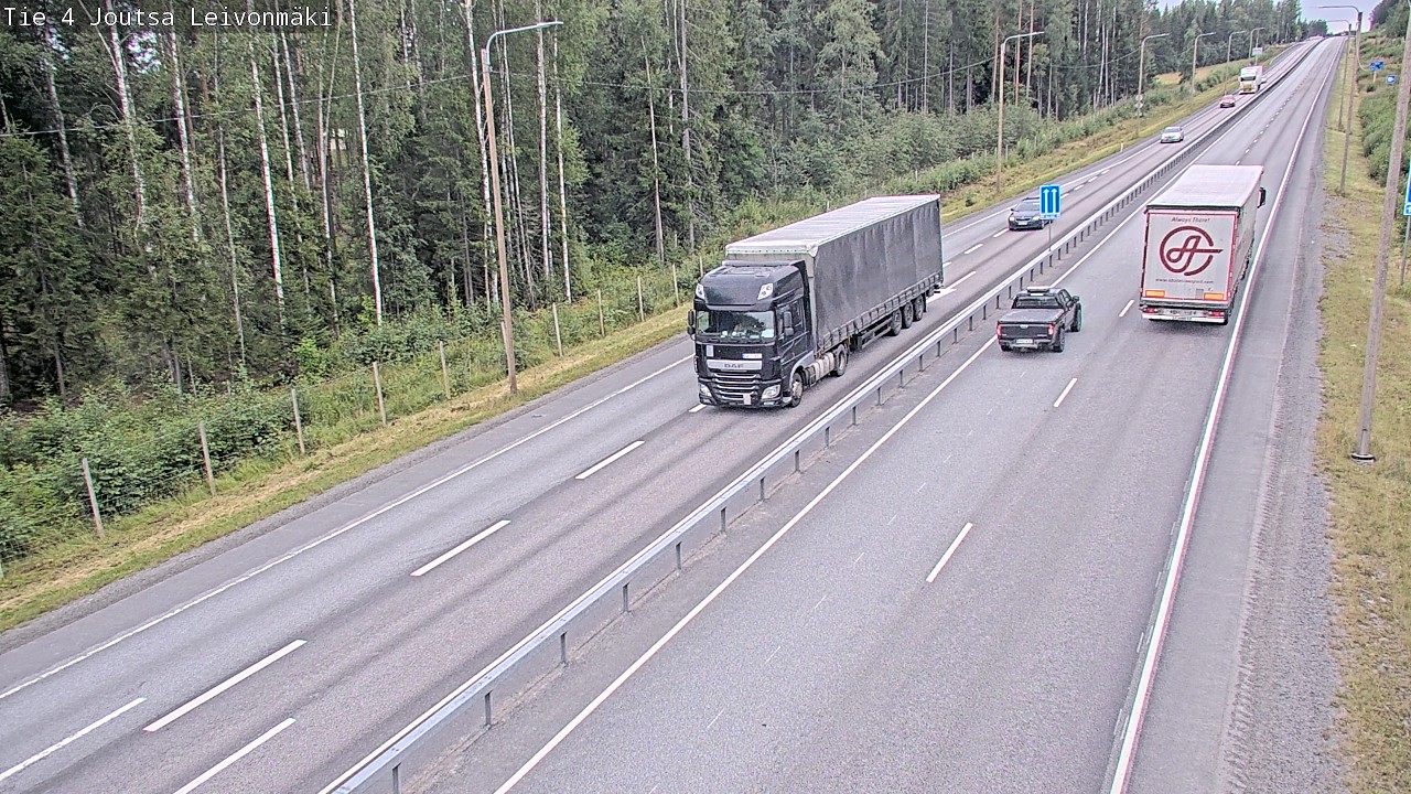 Weather Camera Image Väg 4 Joutsa Leivonmäki, Joutsa, Keski-Suomi