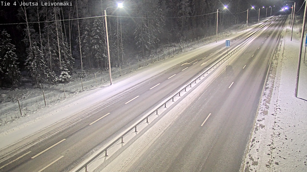 Weather Camera Image Väg 4 Joutsa Leivonmäki, Joutsa, Keski-Suomi