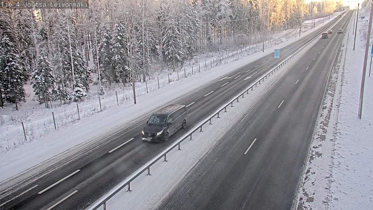 Weather Camera Image Road 4 Joutsa Leivonmäki, Joutsa, Keski-Suomi