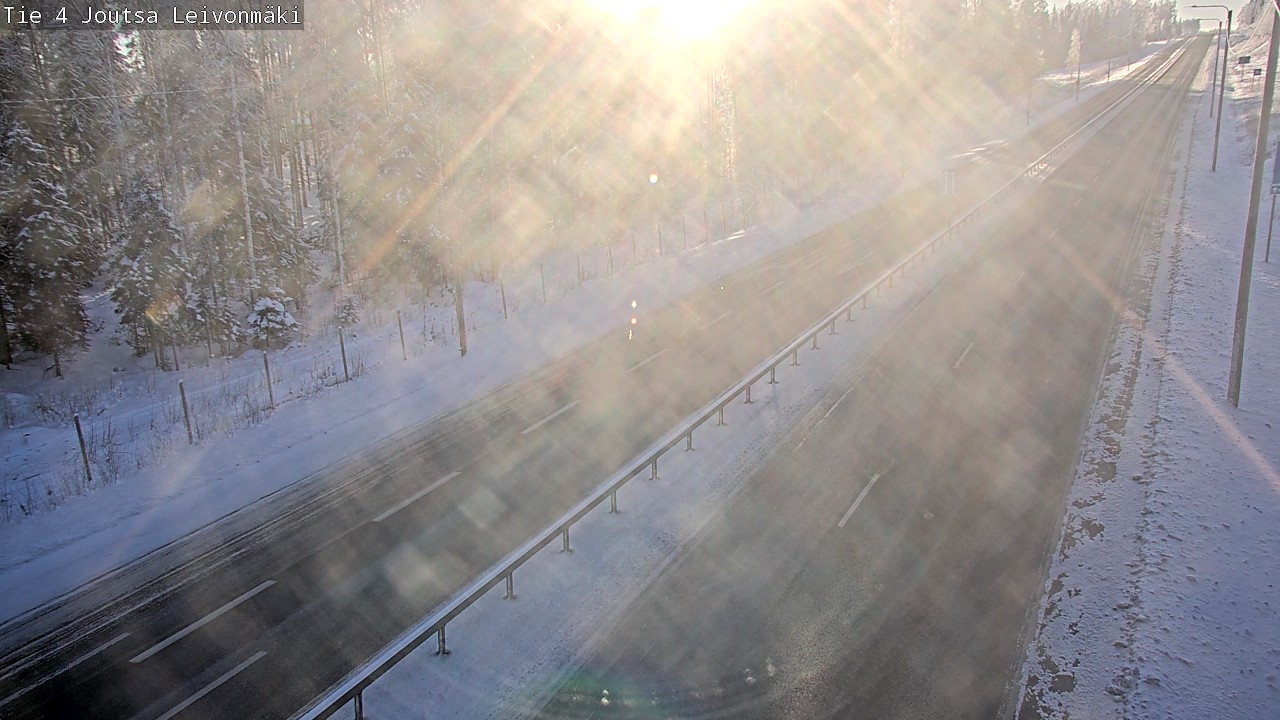 Weather Camera Image Road 4 Joutsa Leivonmäki, Joutsa, Keski-Suomi