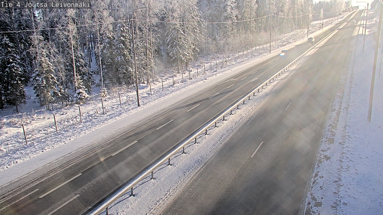 Weather Camera Image Road 4 Joutsa Leivonmäki, Joutsa, Keski-Suomi
