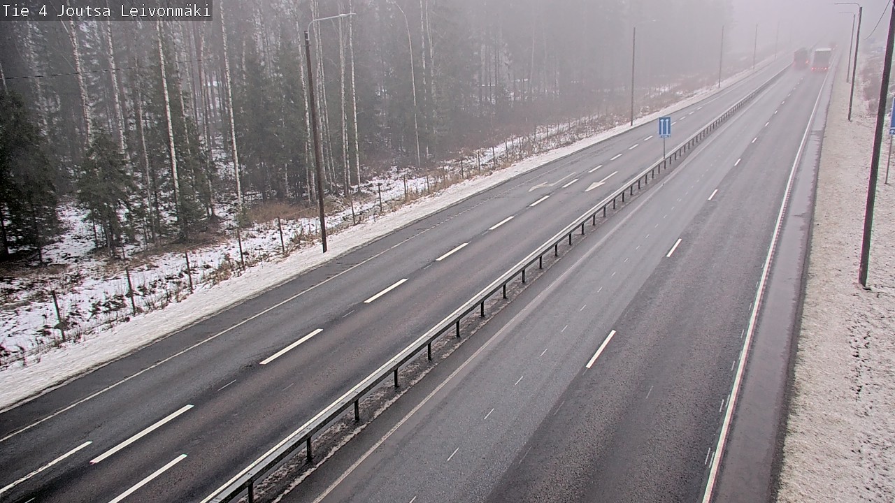 Weather Camera Image Väg 4 Joutsa Leivonmäki, Joutsa, Keski-Suomi