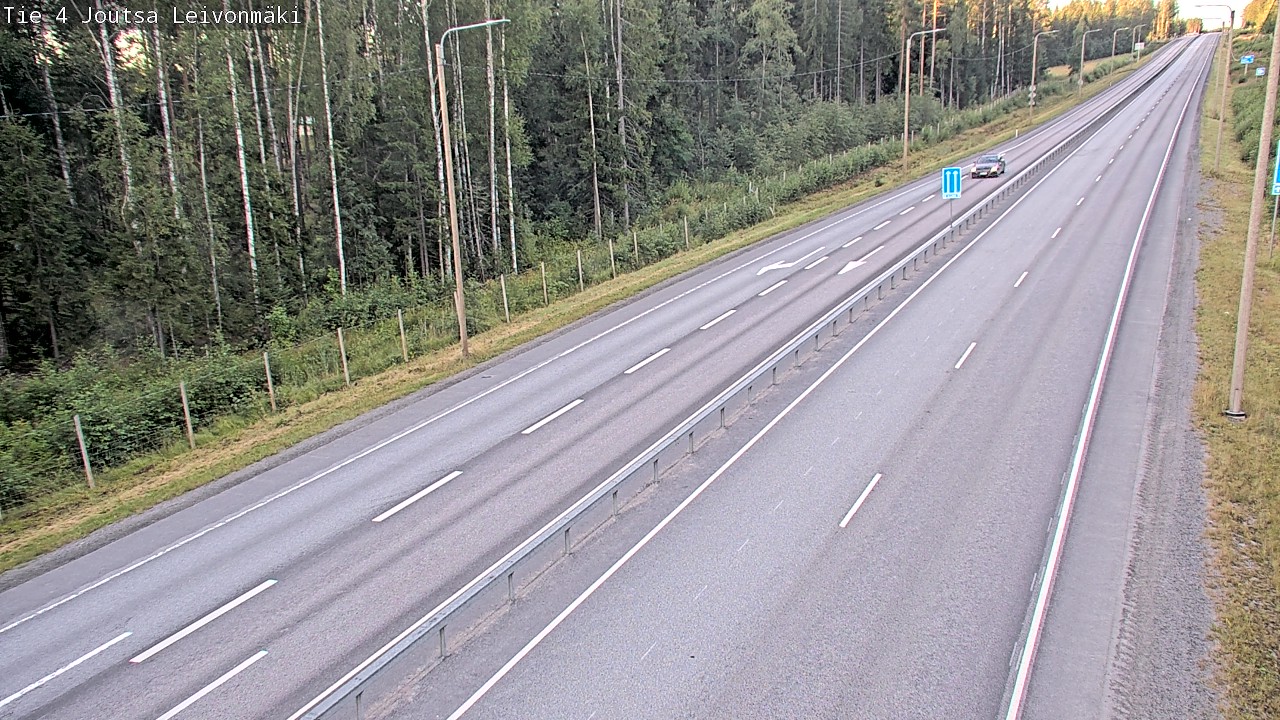 Weather Camera Image Road 4 Joutsa Leivonmäki, Joutsa, Keski-Suomi
