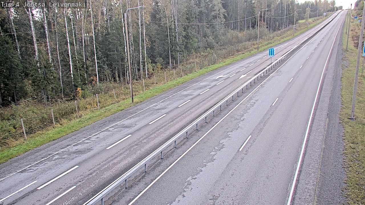 Weather Camera Image Väg 4 Joutsa Leivonmäki, Joutsa, Keski-Suomi
