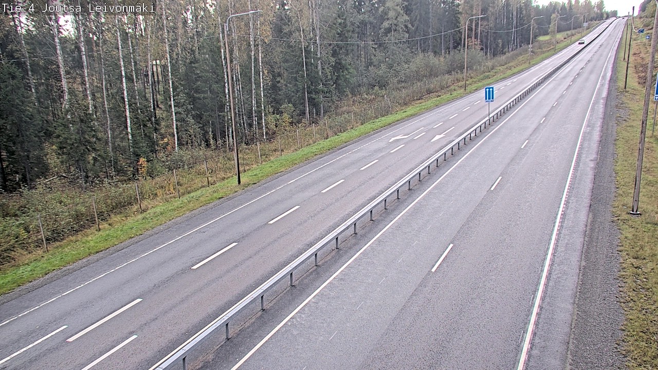Weather Camera Image Väg 4 Joutsa Leivonmäki, Joutsa, Keski-Suomi
