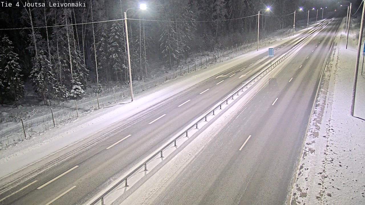 Weather Camera Image Väg 4 Joutsa Leivonmäki, Joutsa, Keski-Suomi