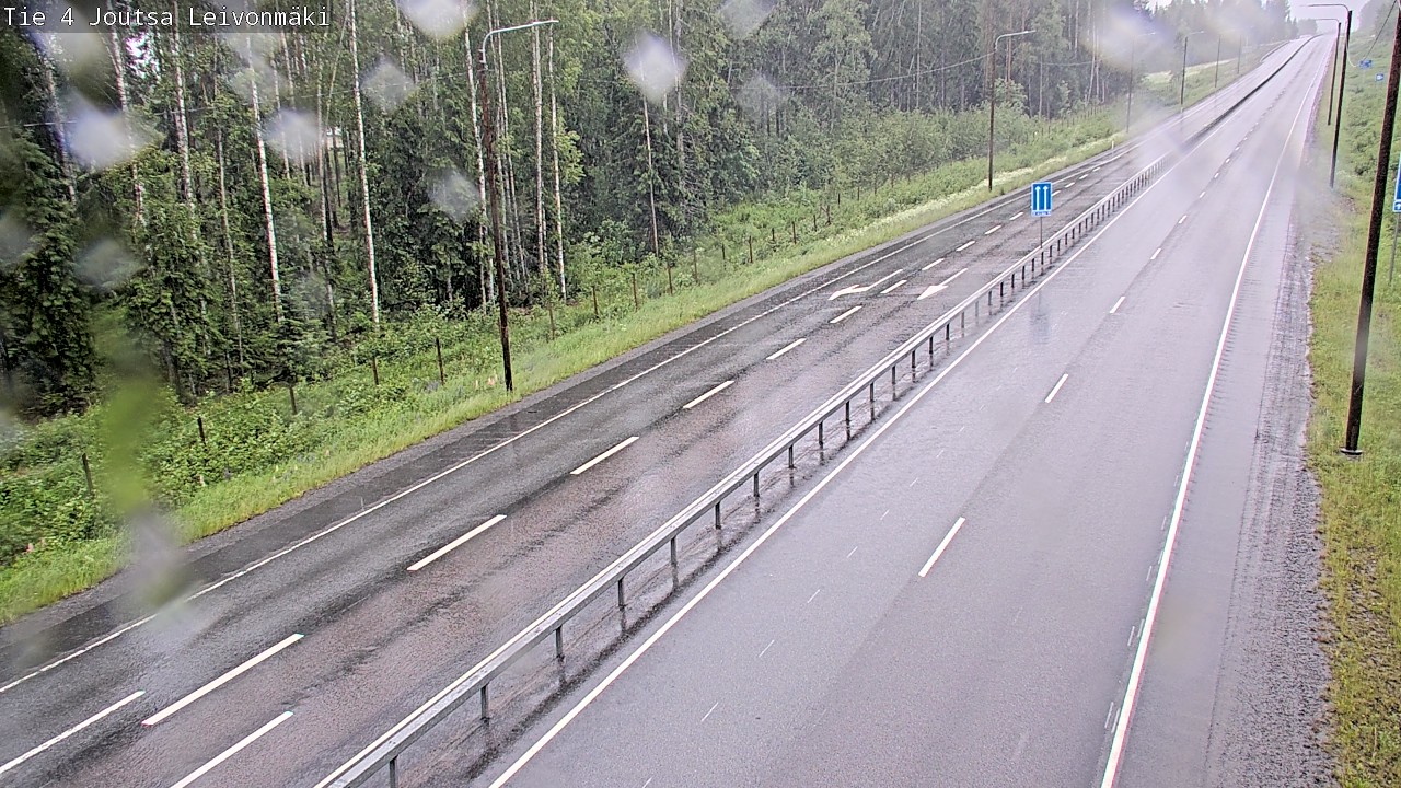 Weather Camera Image Road 4 Joutsa Leivonmäki, Joutsa, Keski-Suomi