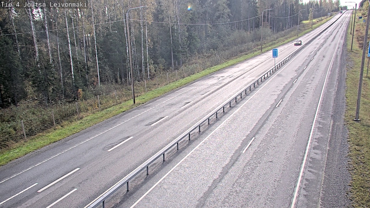 Weather Camera Image Väg 4 Joutsa Leivonmäki, Joutsa, Keski-Suomi