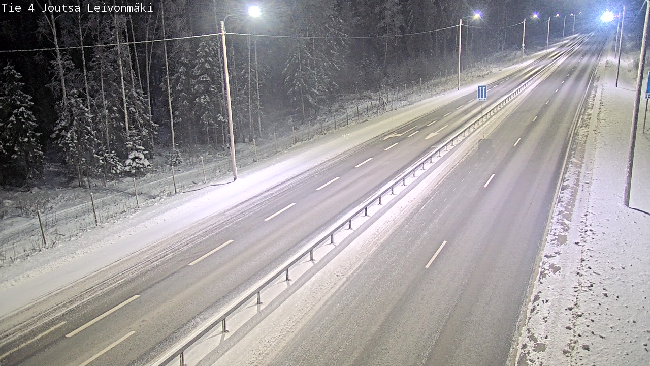 Weather Camera Image Väg 4 Joutsa Leivonmäki, Joutsa, Keski-Suomi