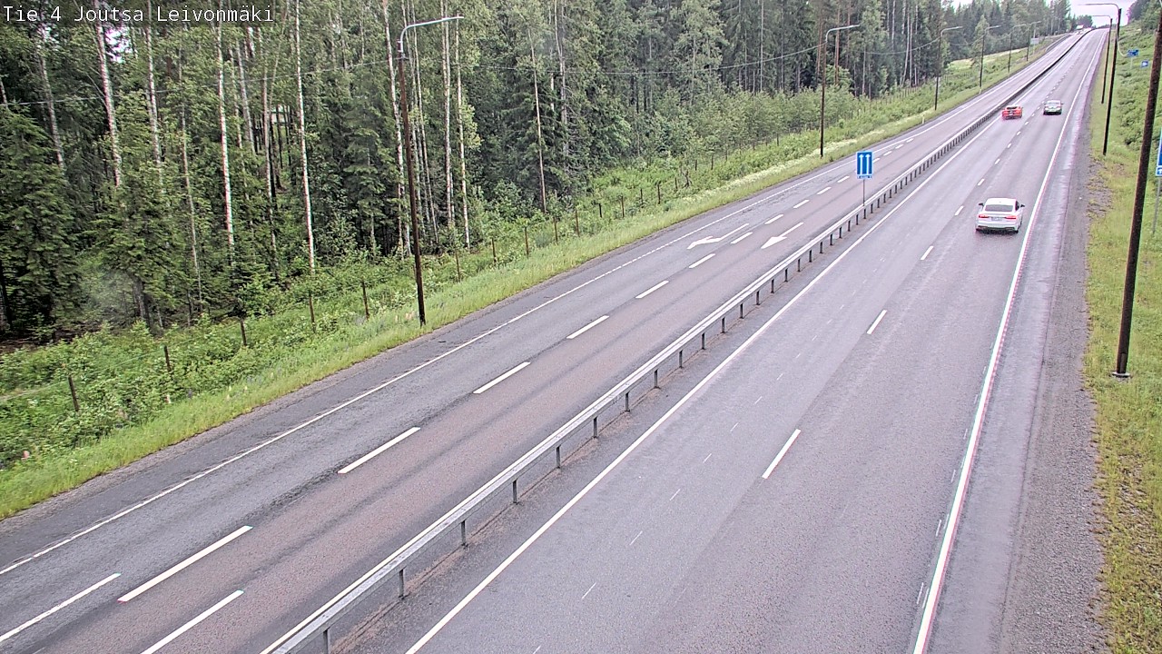 Weather Camera Image Väg 4 Joutsa Leivonmäki, Joutsa, Keski-Suomi