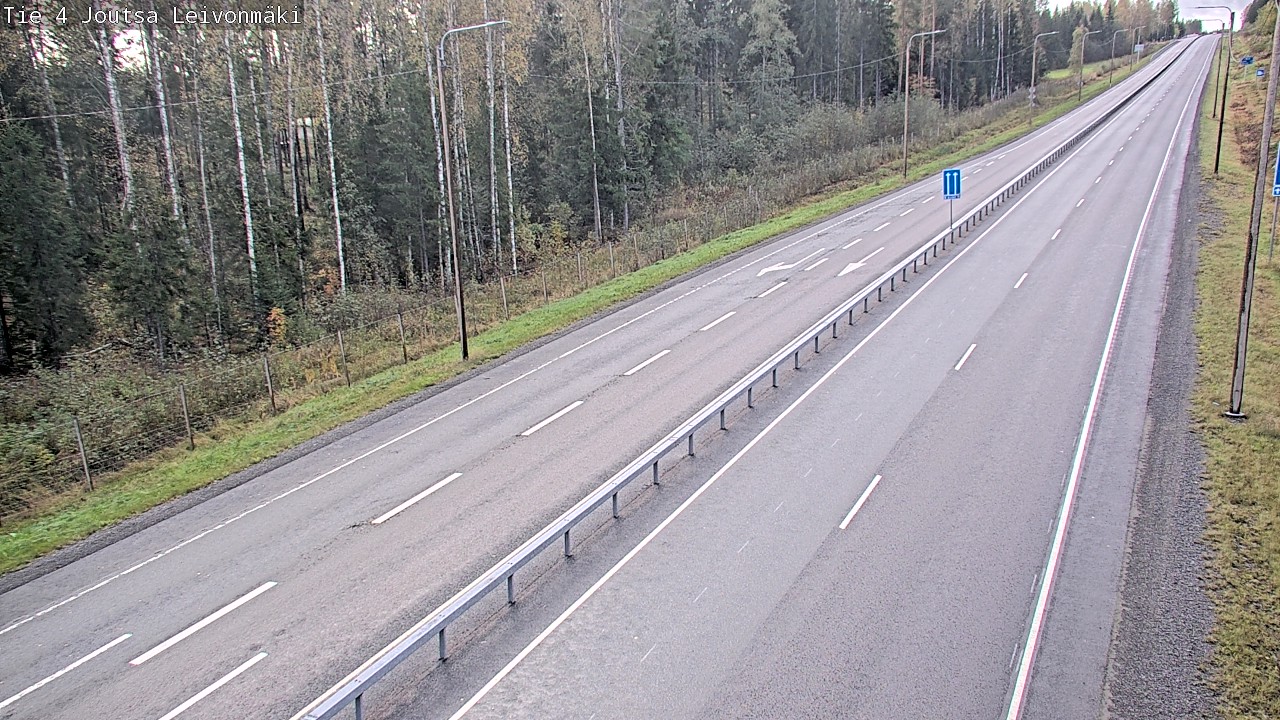 Weather Camera Image Road 4 Joutsa Leivonmäki, Joutsa, Keski-Suomi