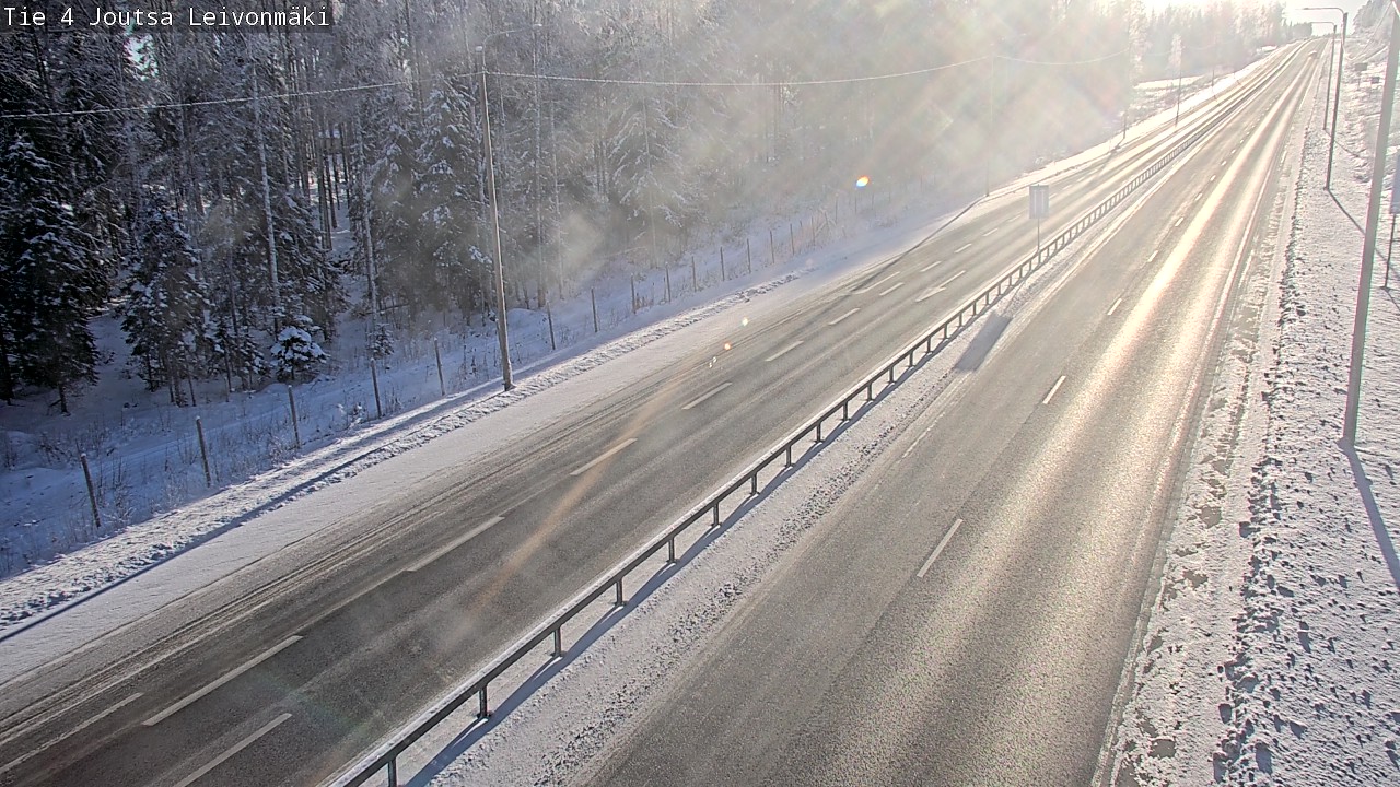 Weather Camera Image Road 4 Joutsa Leivonmäki, Joutsa, Keski-Suomi