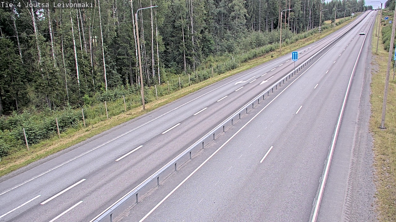Weather Camera Image Road 4 Joutsa Leivonmäki, Joutsa, Keski-Suomi