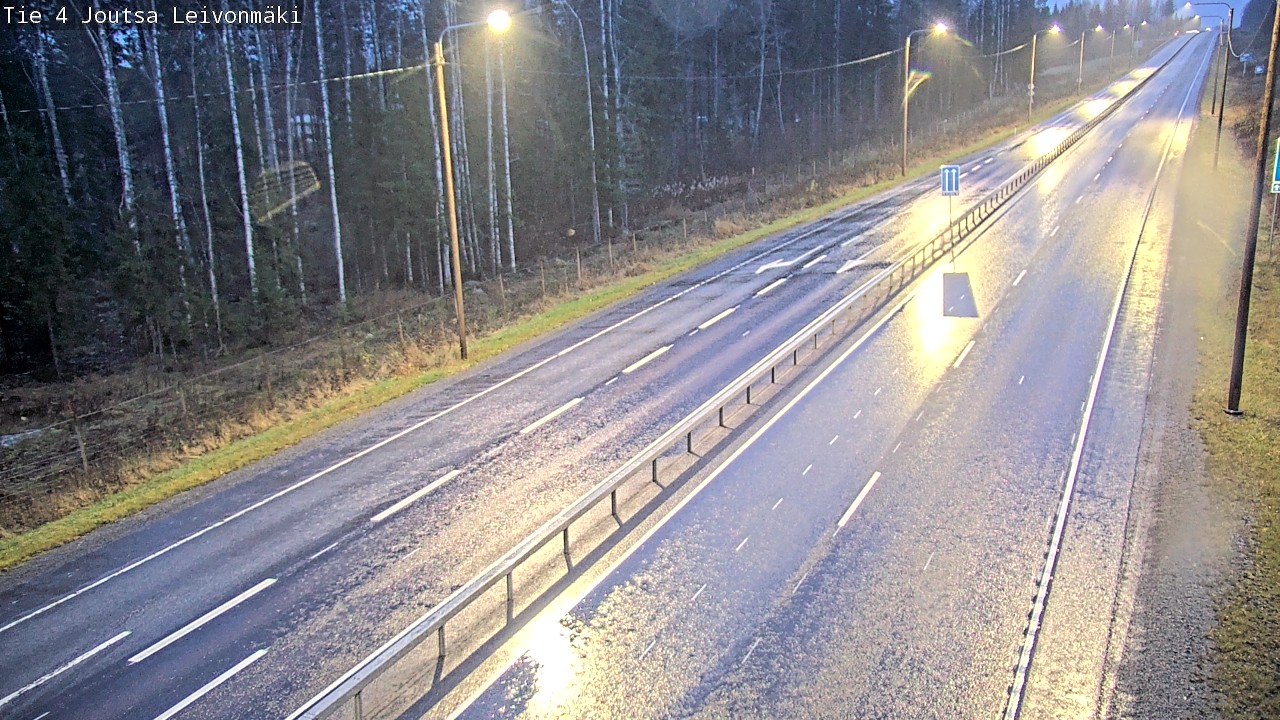 Weather Camera Image Väg 4 Joutsa Leivonmäki, Joutsa, Keski-Suomi
