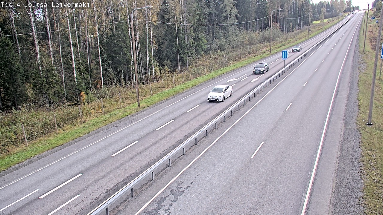 Weather Camera Image Väg 4 Joutsa Leivonmäki, Joutsa, Keski-Suomi