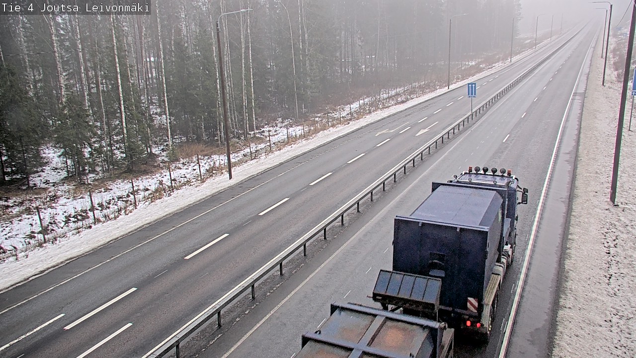 Weather Camera Image Väg 4 Joutsa Leivonmäki, Joutsa, Keski-Suomi