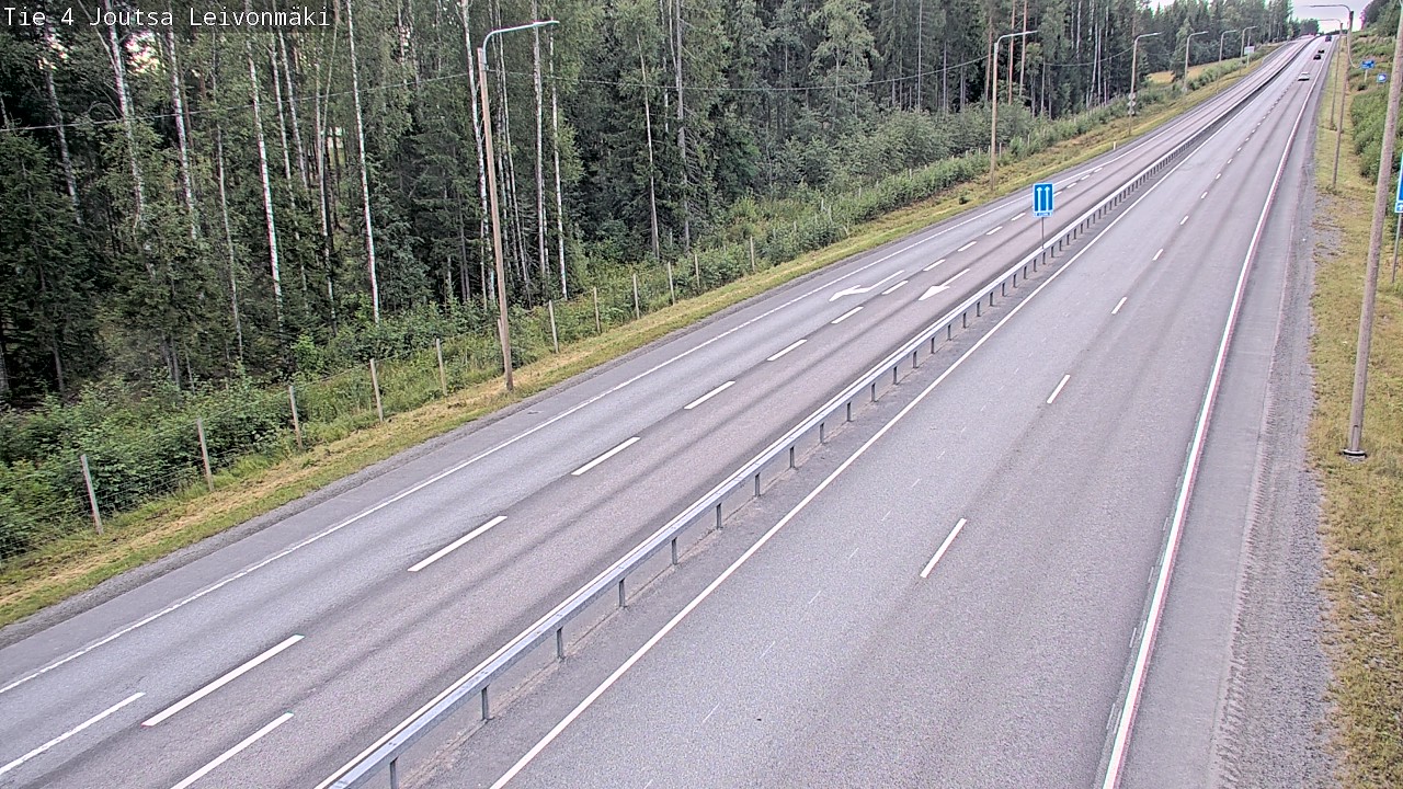 Weather Camera Image Road 4 Joutsa Leivonmäki, Joutsa, Keski-Suomi