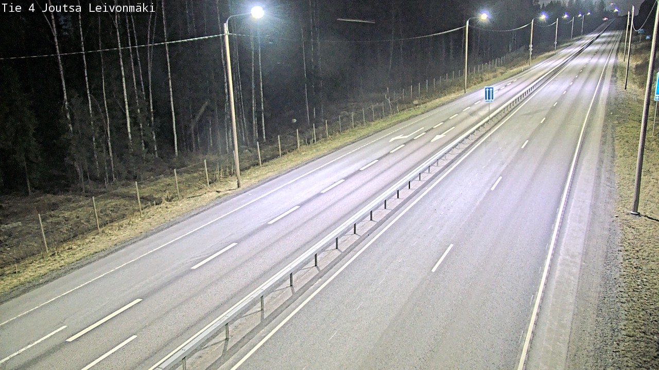 Weather Camera Image Road 4 Joutsa Leivonmäki, Joutsa, Keski-Suomi