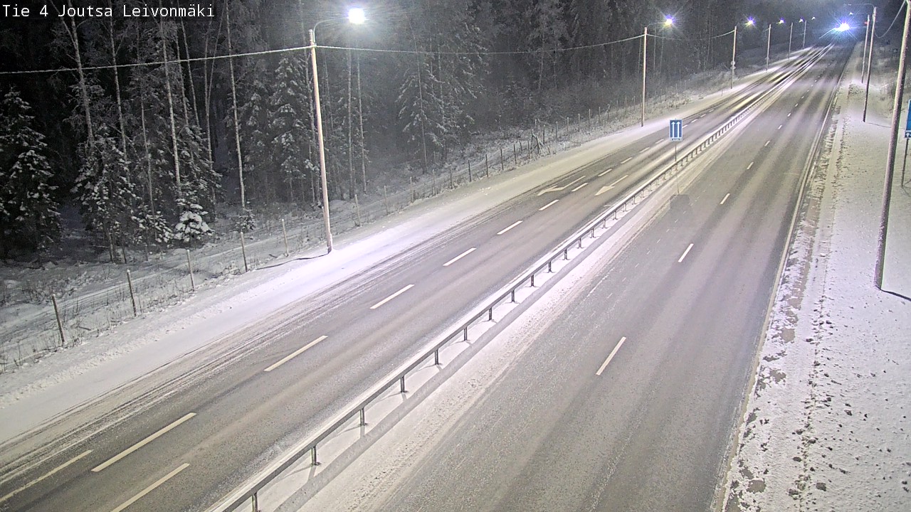 Weather Camera Image Väg 4 Joutsa Leivonmäki, Joutsa, Keski-Suomi