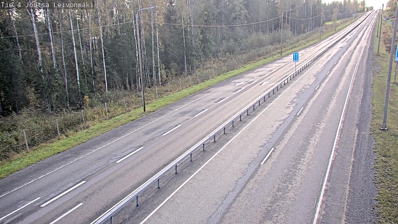 Weather Camera Image Väg 4 Joutsa Leivonmäki, Joutsa, Keski-Suomi