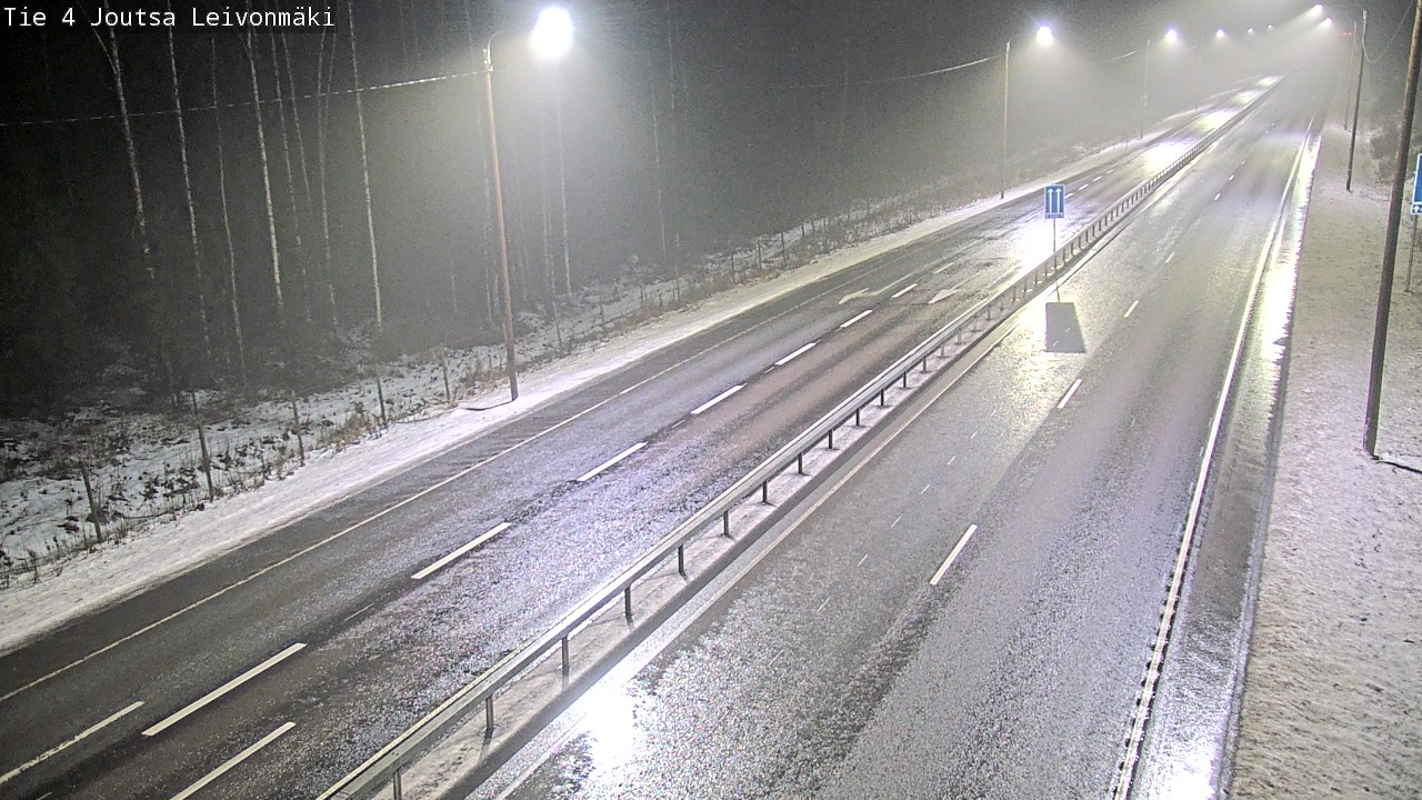 Weather Camera Image Väg 4 Joutsa Leivonmäki, Joutsa, Keski-Suomi