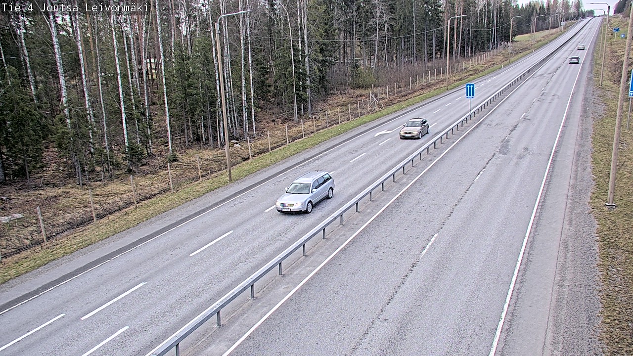 Weather Camera Image Road 4 Joutsa Leivonmäki, Joutsa, Keski-Suomi
