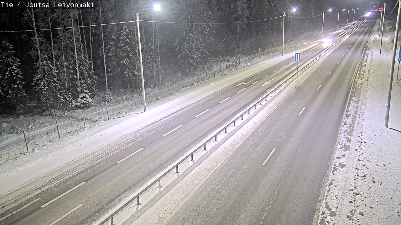 Weather Camera Image Väg 4 Joutsa Leivonmäki, Joutsa, Keski-Suomi