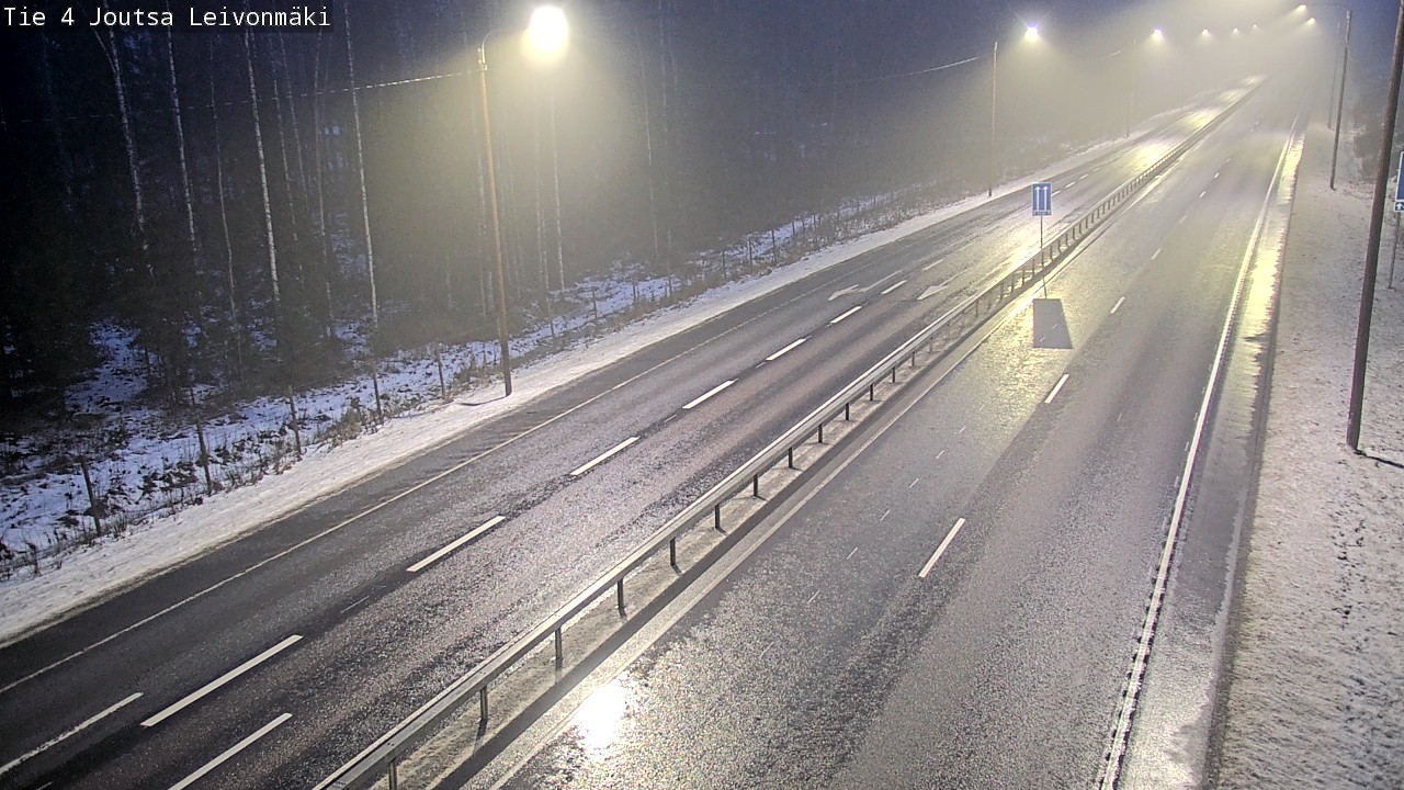 Weather Camera Image Väg 4 Joutsa Leivonmäki, Joutsa, Keski-Suomi