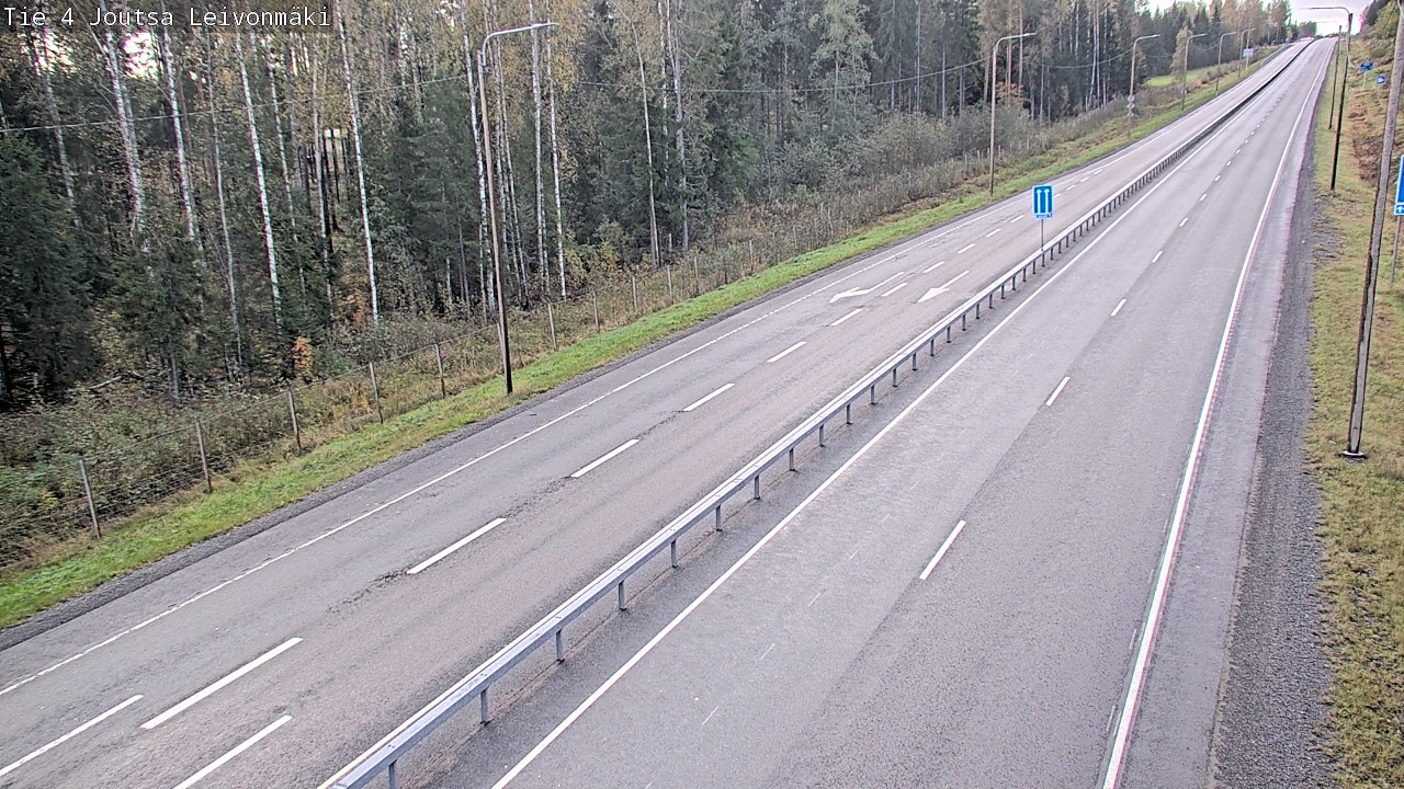 Weather Camera Image Road 4 Joutsa Leivonmäki, Joutsa, Keski-Suomi