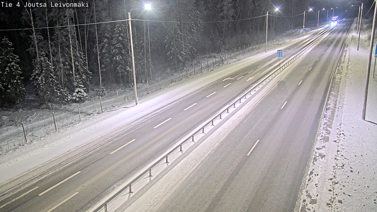 Weather Camera Image Väg 4 Joutsa Leivonmäki, Joutsa, Keski-Suomi
