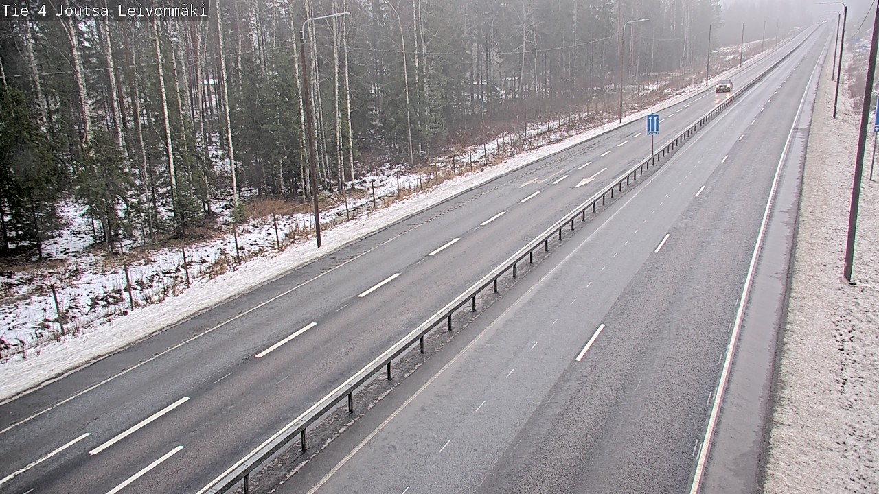 Weather Camera Image Väg 4 Joutsa Leivonmäki, Joutsa, Keski-Suomi