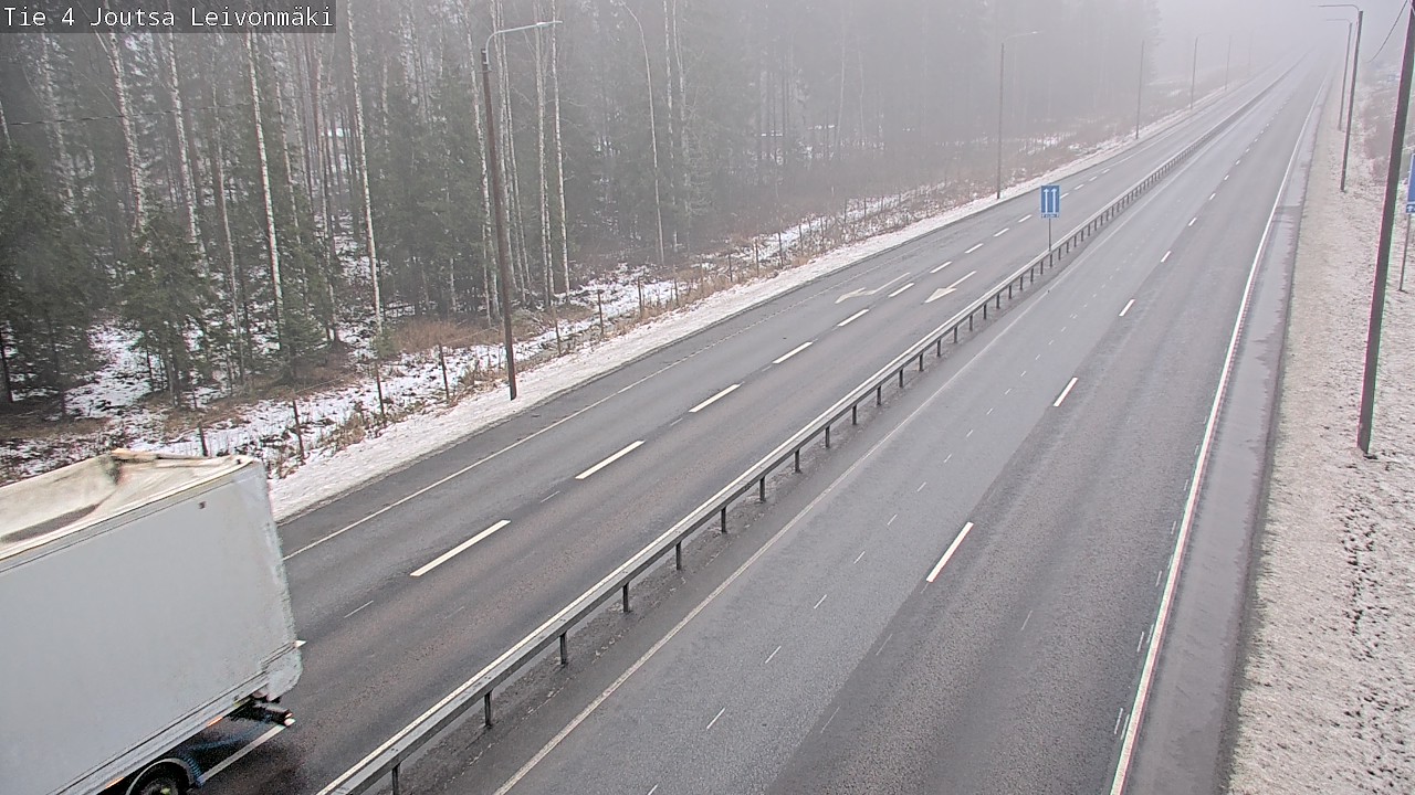 Weather Camera Image Väg 4 Joutsa Leivonmäki, Joutsa, Keski-Suomi