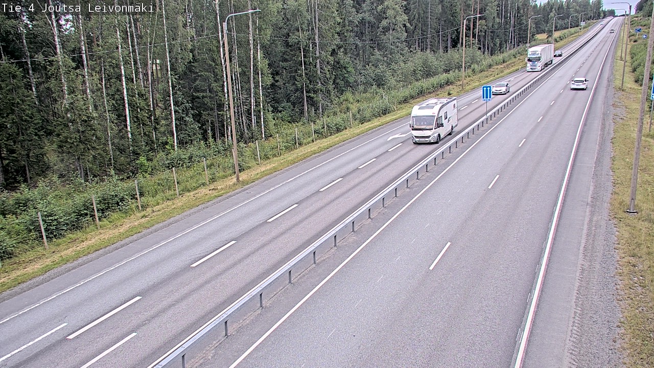 Weather Camera Image Road 4 Joutsa Leivonmäki, Joutsa, Keski-Suomi